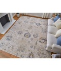 Feizy Pasha BEIGE/BLUE Rug PAS39M9F 2 ft. X 3 ft. Rectangle - Rugs Town Feizy Pasha BEIGE/BLUE PAS39M9F 2 ft. X 3 ft. Rectangle Rug