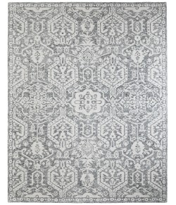 Feizy Belfort Gray/White 8698A27F 5 ft. X 8 ft. Rect. Rug