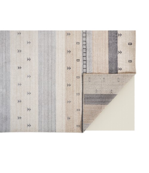 Feizy Legacy BEIGE/GRAY Rug 9836578F 2 ft. X 3 ft. Rectangle - Rugs Town Feizy Legacy BEIGE/GRAY 9836578F 2 ft. X 3 ft. Rectangle Rug