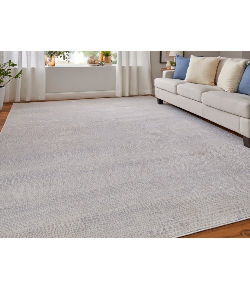 Feizy Prasad IVORY/GRAY Rug 67039N8F 2 ft. 10 in. X 7 ft. 10 in. Rectangle - Rugs Town Feizy Prasad IVORY/GRAY 67039N8F 2 ft. 10 in. X 7 ft. 10 in. Rectangle Rug