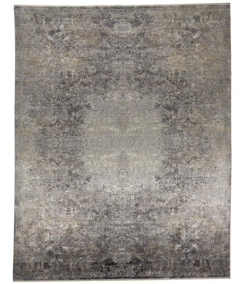 Feizy SARRANT 3964F IN STONE 2' 8" X 8' Runner Area Rug