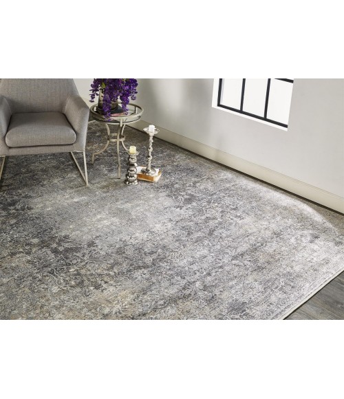 SARRANT Rug Feizy SARRANT 3964F IN STONE 2' 8" X 10' Runner Area Rug