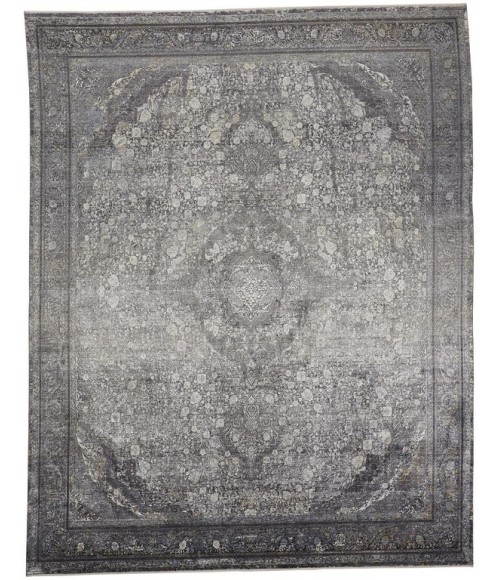 SARRANT Rug Feizy SARRANT 3967F IN CHARCOAL 2' 8" X 10' Runner Area Rug