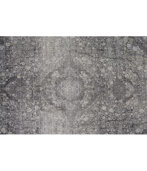 SARRANT Rug Feizy SARRANT 3967F IN CHARCOAL 2' 8" X 10' Runner Area Rug