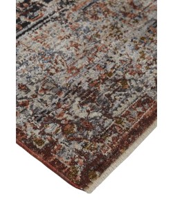 Feizy Caprio 3960F RUST Area Rug 2 ft. 6 X 10 ft. Rectangle