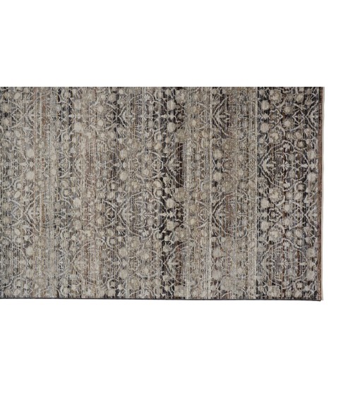 Feizy CAPRIO 3961F IN STONE 2' 6" X 10' Runner Area Rug