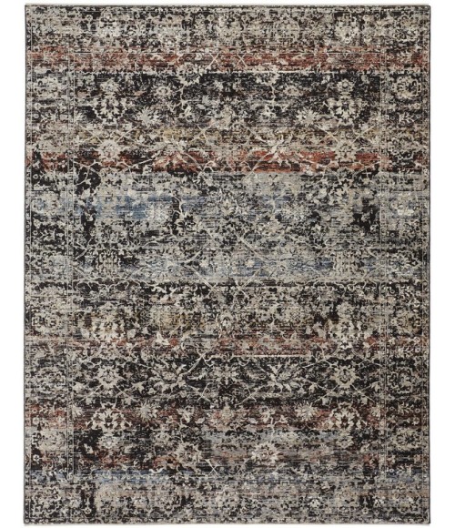 CAPRIO Rug Feizy CAPRIO 3962F IN BLUE/RUST 2' X 3' 4" Area Rug