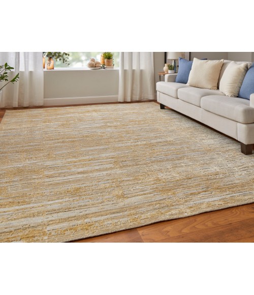 Feizy Eastfield GOLD/IVORY EAS69FQF 4 ft. X 6 ft. Rectangle Rug