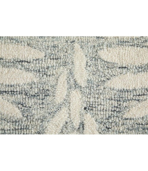 Feizy Wallace Gray/Ivory WAL8A38F 2 ft. X 3 ft. Rect. Rug