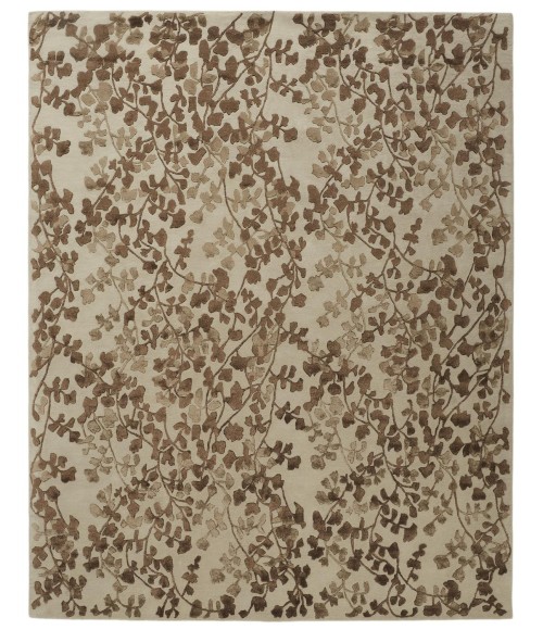 Feizy BELLA 8832F IN IVORY/BEIGE 5' x 8' Area Rug