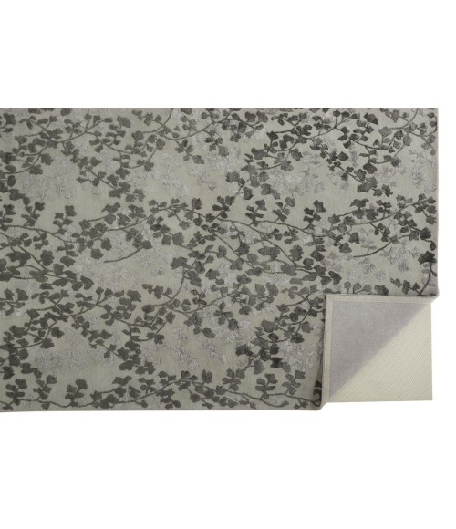 Feizy BELLA 8832F IN SILVER/GRAY 8' x 10' Area Rug