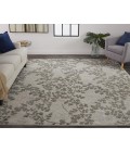 Feizy BELLA 8832F IN SILVER/GRAY 8' x 10' Area Rug