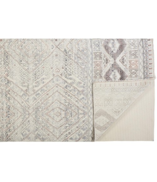 Feizy PAYTON 6495F IN BLUSH/IVORY 7' 9" x 9' 9" Area Rug