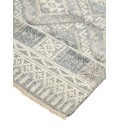 Feizy PAYTON 6495F IN GRAY/BLUE 2' 6" X 10' Runner Area Rug