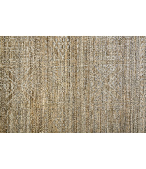 PAYTON Rug Feizy PAYTON 6496F IN BROWN/GRAY 2' x 3' Sample Area Rug