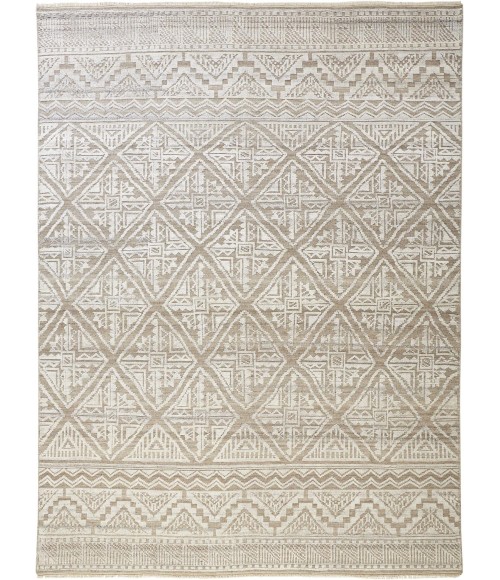PAYTON Rug Feizy PAYTON 6497F IN BEIGE/GRAY 2' x 3' Sample Area Rug