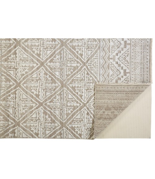 PAYTON Rug Feizy PAYTON 6497F IN BEIGE/GRAY 2' x 3' Sample Area Rug