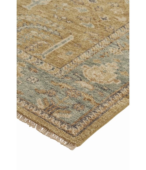 CARRINGTON Rug Feizy CARRINGTON 6501F IN GOLD/LIGHT BLUE 8' 6" x 11' 6" Area Rug