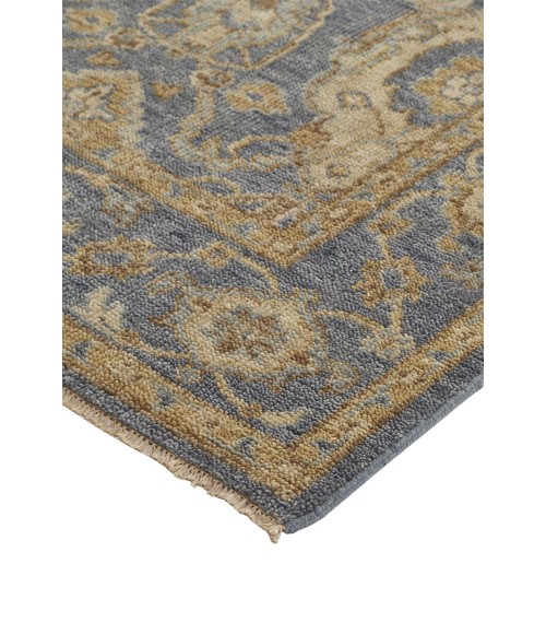 Feizy CARRINGTON 6502F IN LIGHT BLUE/BEIGE 7' 9" x 9' 9" Area Rug