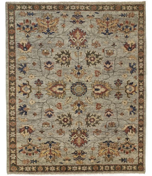 CARRINGTON Rug Feizy CARRINGTON 6503F IN GREEN GRAY 2' x 3' Sample Area Rug