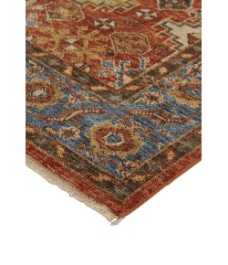 Feizy Carrington 6505F ORANGE/BLUE Area Rug 2 ft. X 3 ft.