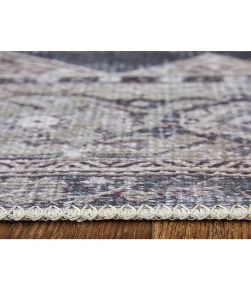 Feizy Percy CHARCOAL/IVORY Rug PRC39PBF 5 ft. 3 in. X 7 ft. 6 in. Rectangle - Rugs Town Feizy Percy CHARCOAL/IVORY PRC39PBF 5 ft. 3 in. X 7 ft. 6 in. Rectangle Rug