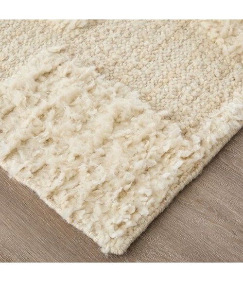 Ashby Area Rug Feizy Ashby Mid-Century Modern Geometric, Ivory, 3'-6" x 5'-6" Accent Rug