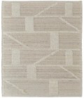 Feizy Ashby Farmhouse Geometric, Tan/Ivory, 2'-6" x 8' Runner