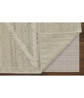 Feizy Ashby Farmhouse Geometric, Tan/Ivory, 2'-6" x 8' Runner
