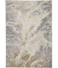 Feizy AURA 3563F IN BEIGE/GRAY 1' 8" X 2' 10" Sample Area Rug