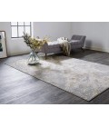 Feizy AURA 3563F IN BEIGE/GRAY 1' 8" X 2' 10" Sample Area Rug