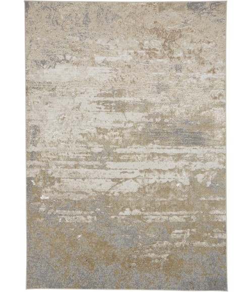 Feizy AURA 3567F IN BEIGE/GOLD 10' X 13' 2" Area Rug