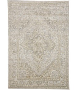 Feizy Aura 3734F BROWN/GOLD Area Rug 5 ft. X 8 ft. Rectangle