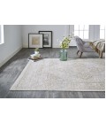 Feizy AURA 3734F IN BROWN/GOLD 5' x 8' Area Rug