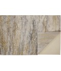 AURA Rug Feizy AURA 3735F IN GOLD/GRAY 1' 8" X 2' 10" Sample Area Rug