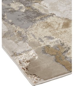 Feizy Aura 3737F GOLD/GRAY Area Rug 6 ft. 7 X 9 ft. 6 Rectangle