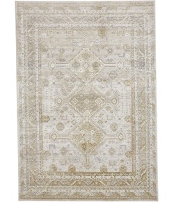 Feizy Aura 3738F GOLD/IVORY Area Rug 6 ft. 7 X 9 ft. 6 Rectangle