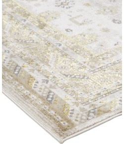 Feizy Aura 3738F GOLD/IVORY Area Rug 2 ft. 10 X 7 ft. 10 Rectangle