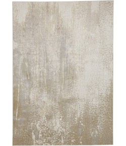 Feizy Aura 3739F IVORY/GOLD Area Rug 10 ft. X 13 ft. 2 Rectangle
