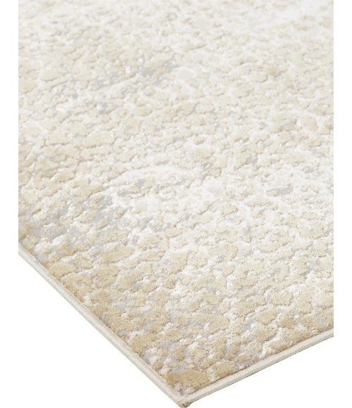 Feizy AURA 3739F IN IVORY/GOLD 6' 7" X 9' 6" Area Rug