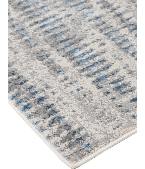 AZURE Rug Feizy AZURE 3402F IN BLUE/GRAY 2' 10" X 7' 10" Runner Area Rug