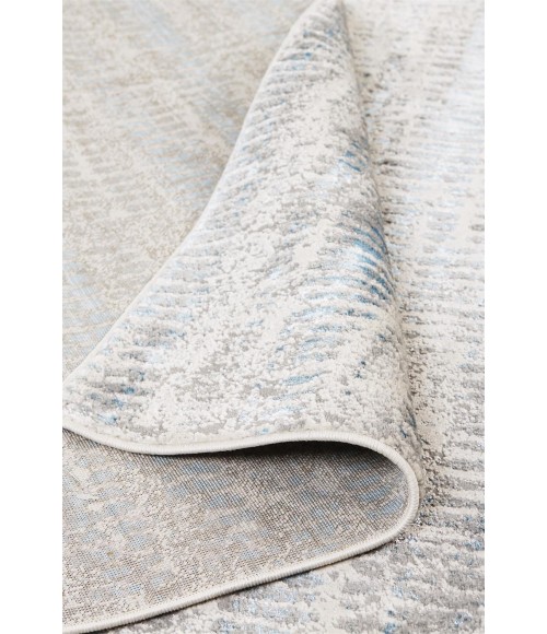 AZURE Rug Feizy AZURE 3402F IN BLUE/GRAY 2' 10" X 7' 10" Runner Area Rug