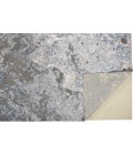 AZURE Rug Feizy AZURE 3405F IN SILVER/BLUE 2' 10" X 7' 10" Runner Area Rug