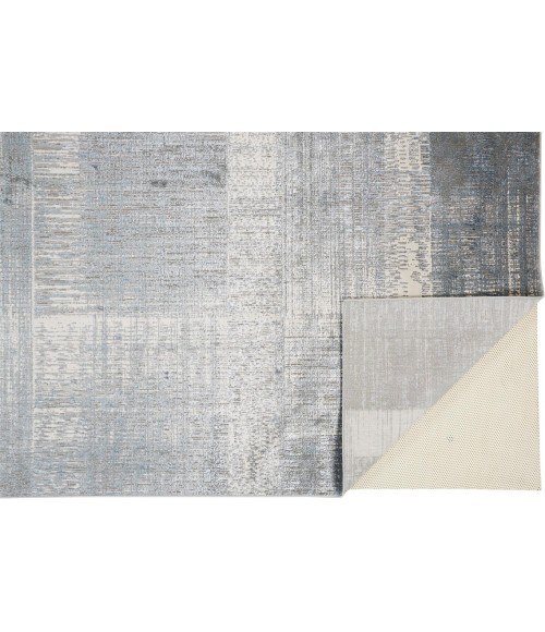 AZURE Rug Feizy AZURE 3413F IN BLUE/BEIGE 2' 10" X 7' 10" Runner Area Rug