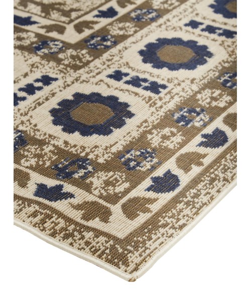 Feizy FOSTER 3754F IN BLUE/BEIGE 10' X 13' 2" Area Rug