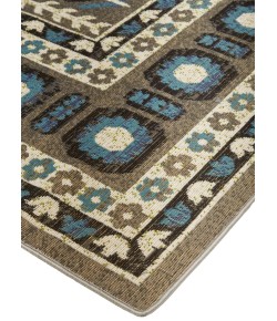 Feizy Foster 3754F GRAY/BLUE Area Rug 10 ft. X 13 ft. 2 Rectangle