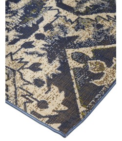 Feizy Foster 3760F BLUE/BEIGE Area Rug 6 ft. 5 X 9 ft. 6 Rectangle