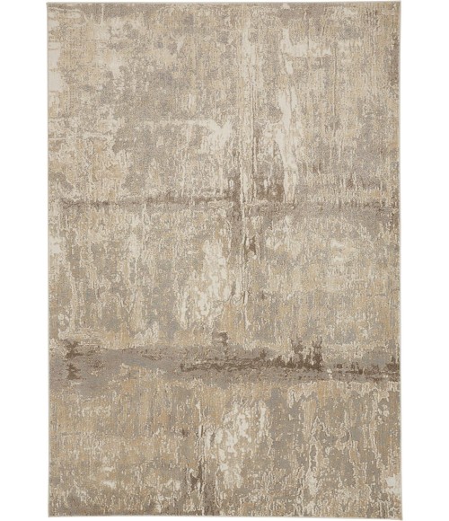 Feizy PARKER 3701F IN IVORY/GRAY 2' 1" X 3' Sample Area Rug