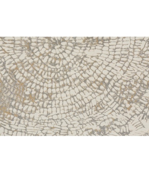 PARKER Rug Feizy PARKER 3702F IN SILVER / IVORY 2' 6" x 8' Runner Area Rug