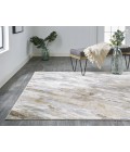 PARKER Rug Feizy PARKER 3704F IN BEIGE/BLUE 3' 9" X 5' 7" Area Rug
